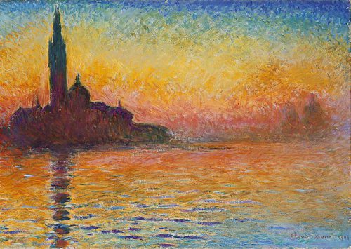 Claude Monet's San Giorgio Maggiore by Twilight